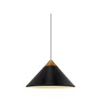 DFTP by Nordlux Kinto Pendel Lampe Metall og Tre Svart | 420mm - Egnet for E27