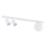 Emibig Taklampe Baster Stål Hvit | Egnet for 2x GU10 - Max 8W, 1x E14 - Max 10W
