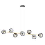 Emibig Pendel Lampe Gravity Stål Svart | Egnet for 8x E14 - Max 10W