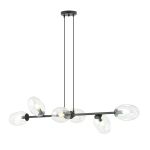 Emibig Pendel Lampe Pandora Stål Svart | Egnet for 6x E14 - Max 10W