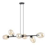 Emibig Pendel Lampe Pandora Stål Svart | Egnet for 6x E14 - Max 10W