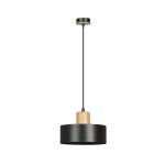 Emibig Pendel Lampe Torin Stål Svart | Egnet for 1x E27 - Max 15W