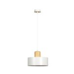 Emibig Pendel Lampe Torin Stål Hvit | Egnet for 1x E27 - Max 15W