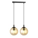 Emibig Pendel Lampe Cosmo Stål Svart | Egnet for 2x E14 - Max 10W
