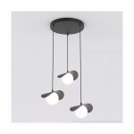 Emibig Pendel Lampe Ritual Stål Svart | Egnet for 3x G9 - Max 8W