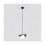Emibig Pendel Lampe Ritual Stål Svart | Egnet for 1x G9 - Max 8W