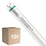 Fordelspakning 10x Philips LED Lysrør T8 MASTER (EM/Mains) Ultra Efficiency 11.9W 2500lm - 840 kald hvit | 120cm - erstatter 36W