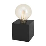 Eglo Bordlampe Prestwick 2 Tre Svart | IP20 - Egnet for 1x E27 