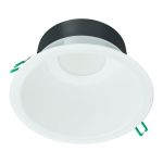 Philips LED downlight Coreline DN142B Aluminium Hvit 19.2W 2300lm 60D - 840 kald hvit | Utskjæring 200mm - IP54 - Hvit Reflektor