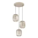 Eglo Pendel Lampe Romazzina Stål Sandete | Egnet for 3x E27