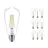 Fordelspakning 10x Philips Corepro LED Pære E27 Edison filament klar 7W 806lm - 827 ekstra varm hvit | erstatter 60W