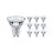 Fordelspakning 10x Philips MASTER Value LED Spot GU10 PAR16 3.7W 270lm 36D - 922-927 Dim To Warm | Beste Fargegjengivelse - Dimbar - Erstatter 35W
