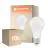 Fordelspakning 10x Ledvance Classic LED E27 Pære Matt 8.8W 806lm - 827 Ekstra Varm Hvit | Daglys Sensor - Erstatter 60W