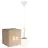 Fordelspakning 6x Nordlux Café Pendel Lampe Glass Hvit | Egnet for E27
