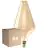 Fordelspakning 6x Calex XXL Vienna Gull LED E27 Filament 4W 320lm- 822 Ekstra Varm Hvit | Dimbar