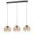 Eglo Pendel Lampe Venezuela Svart, Gull | Egnet for 3x E27