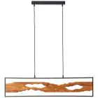 Brilliant Chaumont Pendel Lampe Aluminium Metall Tre Svart 18W 2300lm - 830 Varm Hvit