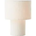 Brilliant Bordlampe Teddy Metall Tekstil Beige | 230mm - Egnet for 1x E27