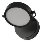 Ledvance Decor Puck Veggbelysning Svart 11W 370lm - 930 Varm Hvit | Beste Fargegjengivelse