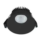 Nordlux Downlight Albric Aluminium Svart 8W 590lm 38D - 927 | 90mm - IP44 - Beste Fargegjengivelse - Dimbar