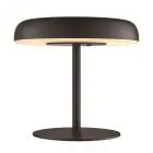 Nordlux Bordlampe Solar Elmer Batteri Svart 2W 100lm - 830 Varm Hvit | 3-Trinn Dimbar 