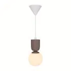 Nordlux Sadie Pendel Lampe Composite Brun | Egnet for 1x E14