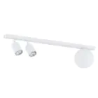 Emibig Taklampe Baster Stål Hvit | Egnet for 2x GU10 - Max 8W, 1x E14 - Max 10W