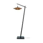 Good&Mojo Gulvlampe Bali Bambus Svart | Egnet for 1x E27 