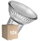 Fordelspakning 10x Ledvance LED Spot GU10 PAR16 8W 750lm 36D - 827 Ekstra Varm Hvit | Erstatter 100W