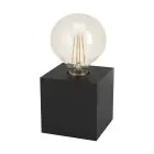 Eglo Bordlampe Prestwick 2 Tre Svart | IP20 - Egnet for 1x E27 