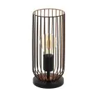 Eglo Bordlampe Roccamena Svart, Kobber | Egnet for 1x E27