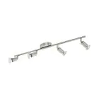 Eglo Taklampe Buzz-LED Stål Sateng Nikkel 4x2.8W 4x250lm - 830 Varm Hvit | IP20 - Inkl. 4x GU10