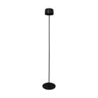 Eglo Gulvlampe Roccanova-L Solar Stål Svart 2W 270lm - 830 Varm Hvit | IP44 - Berøringsdimmbar - USB-C
